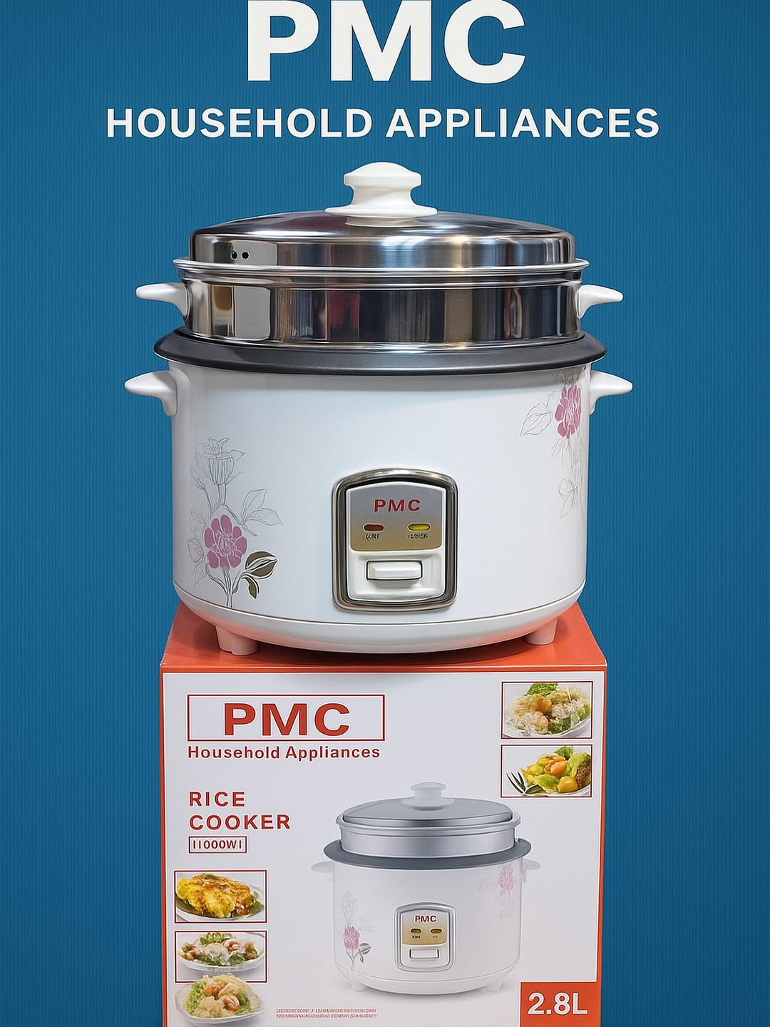 PMC Rice Cooker 2.8L - Sufuria ya Kupikia Mchele