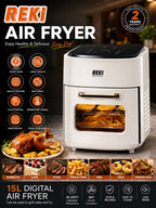 REKI Air Fryer 15L Digital - Pika Kiafya Kila Siku
