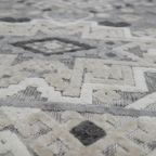 Luxury Moroccan Rug close-up geometric pattern detail