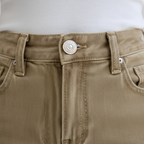 Wide Leg Jeans - Waistband Detail Close Up