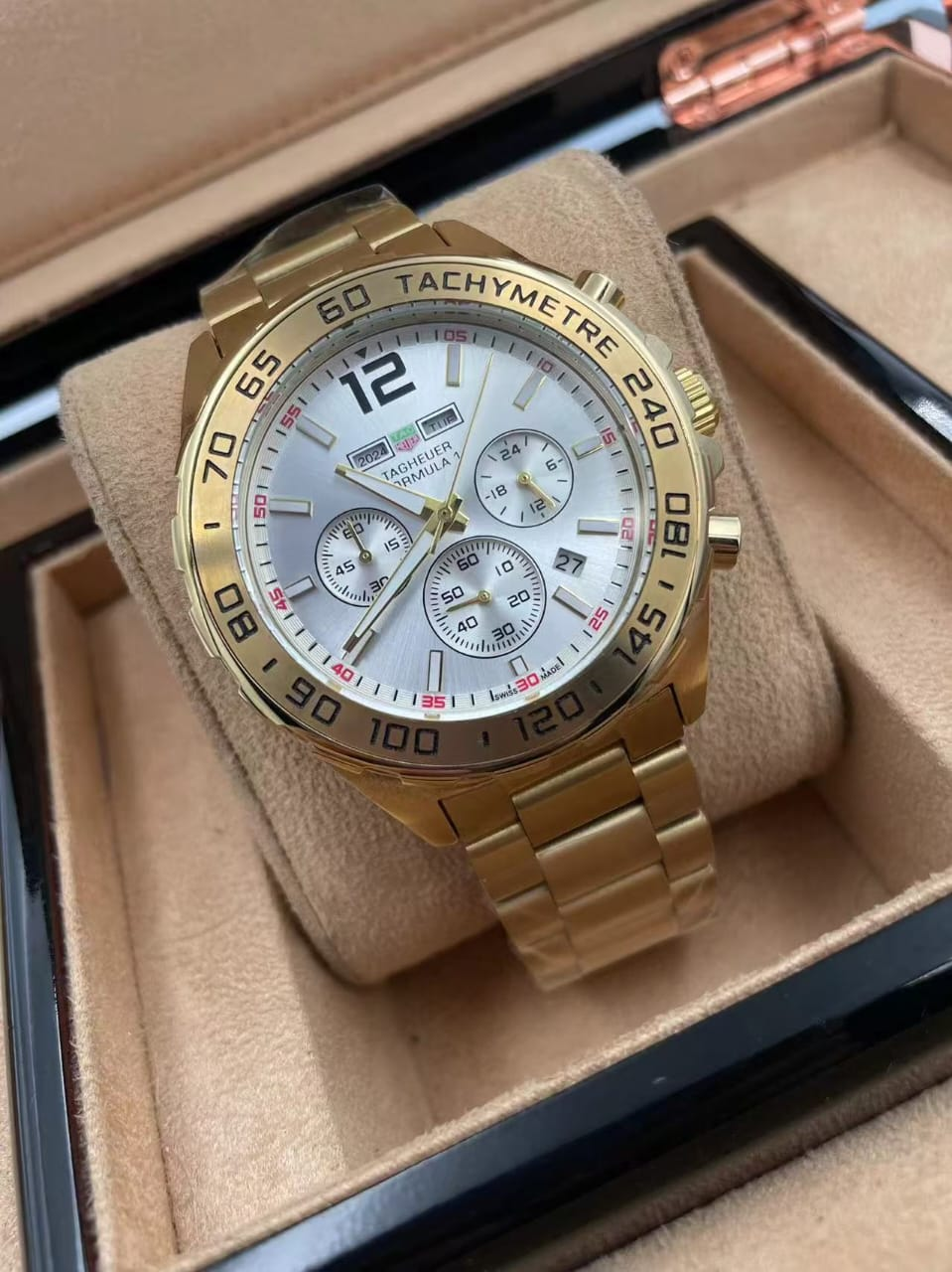 Formula 1 Watch - Gold White