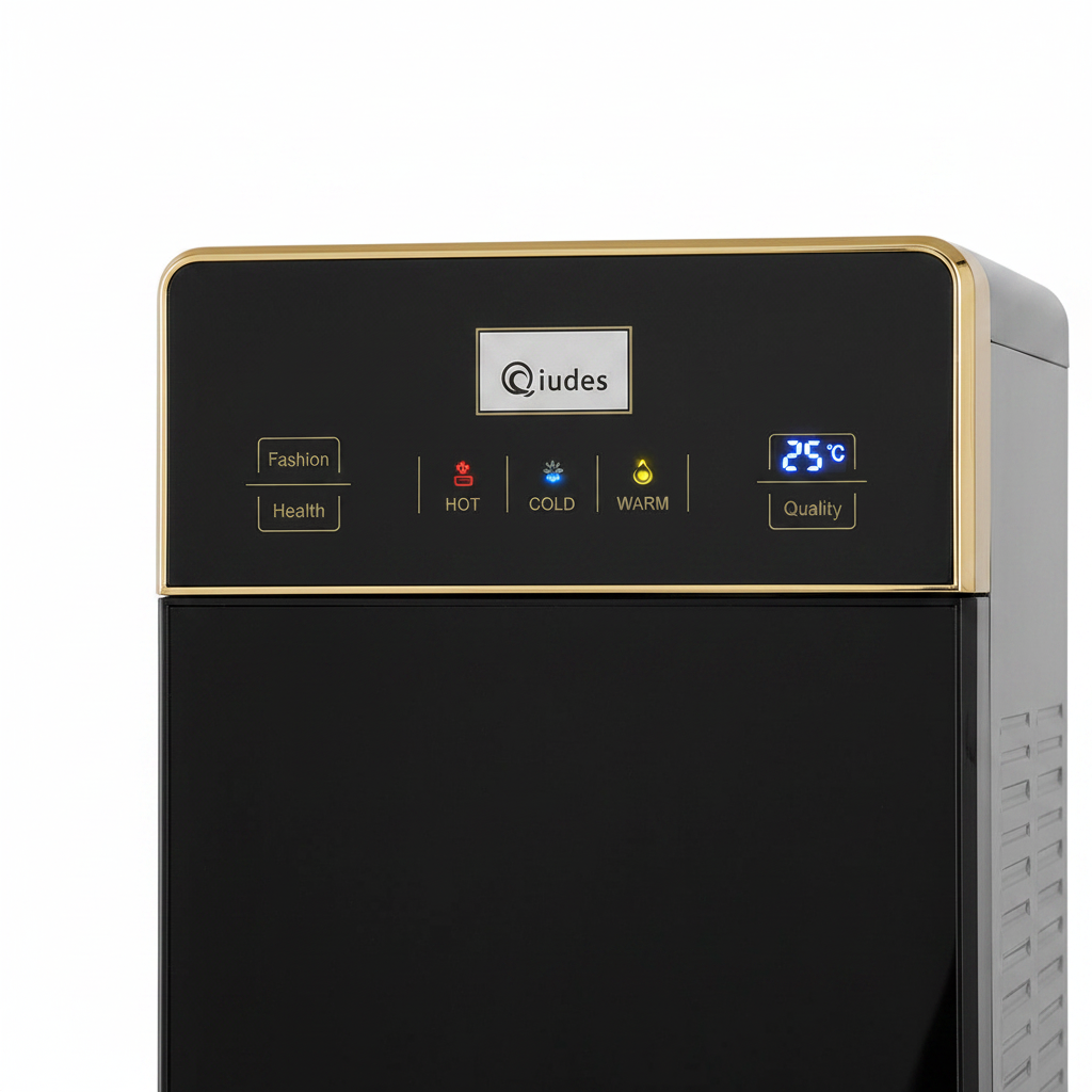 Qiudes Water Dispenser - Panel ya HOT COLD WARM