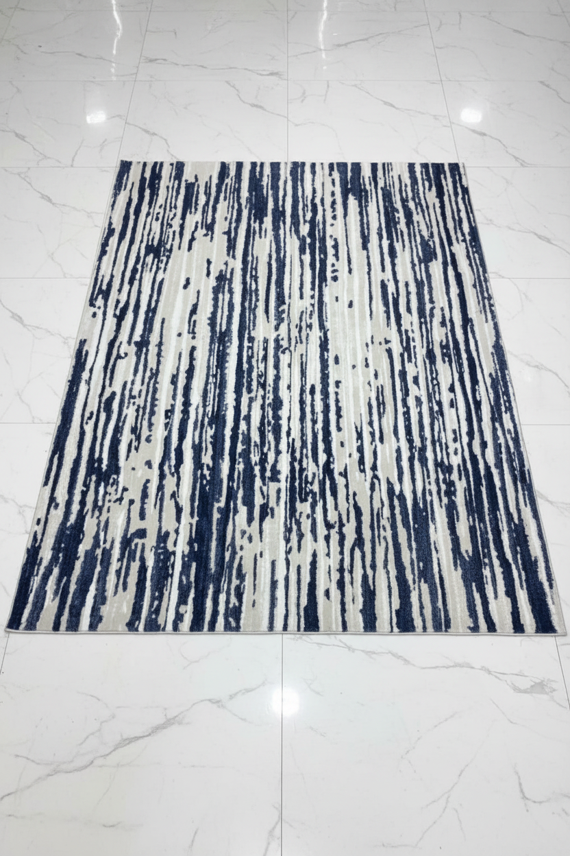 Zulia Navy - Flat Lay Marble Floor