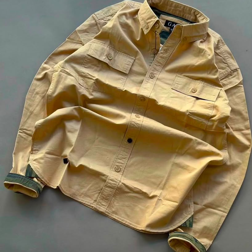 GANT Cotton Utility Shirt – Men's Long Sleeve