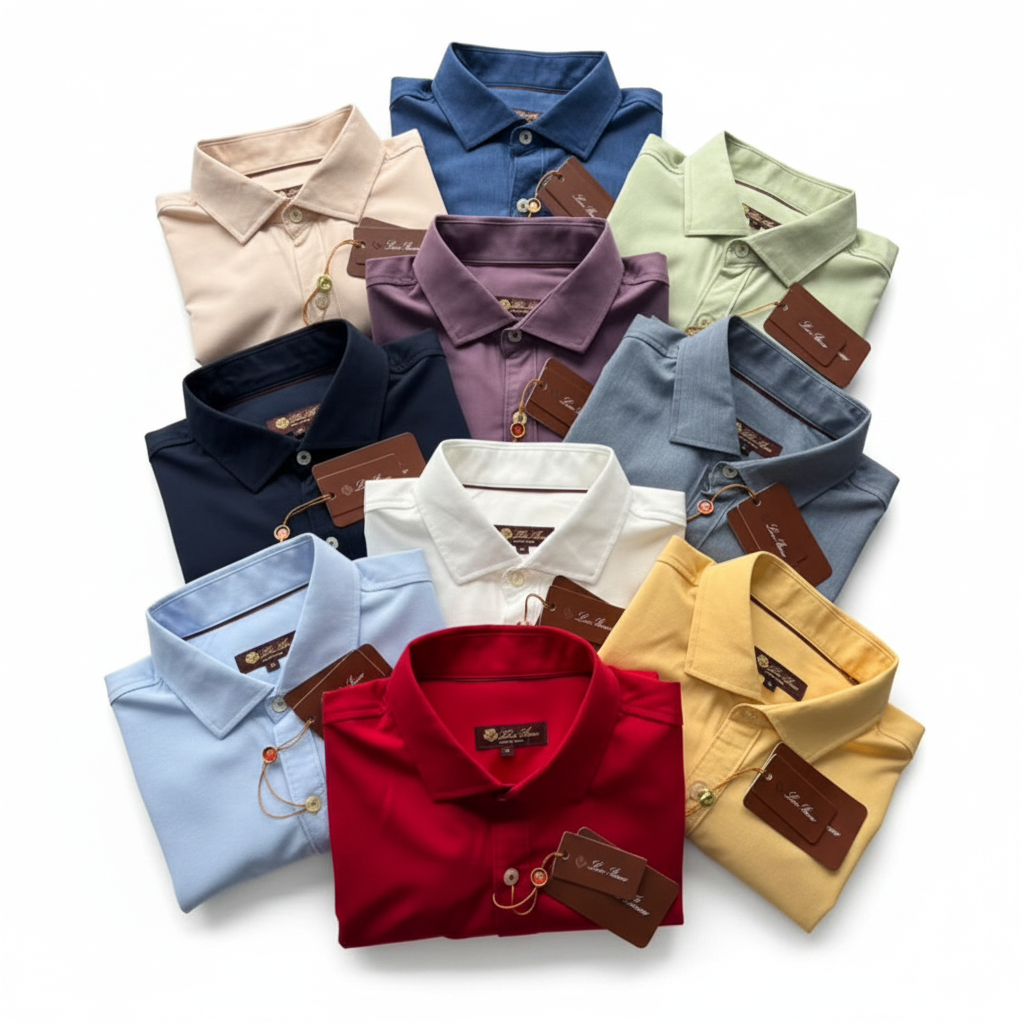 Loro Piana Shirts - Rangi Zote Studio Shot