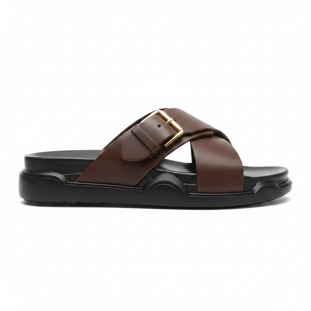 Cross Strap Sandal - Side Profile na Sole