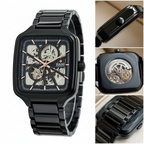 Rado True Square - Black Skeleton Detail