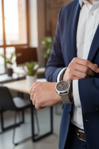 Skeleton Watch Lifestyle Wrist Shot