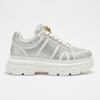 Crystal Sneaker - Side Profile na Greek Key Sole