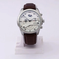 Carrera Moonphase Watch - White Dial Brown Strap