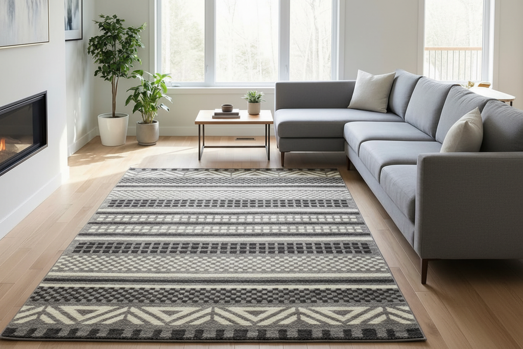 Zulia la Moroccan Tribal — Grey Charcoal