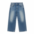 Baggy Jeans - Flat Lay White Background