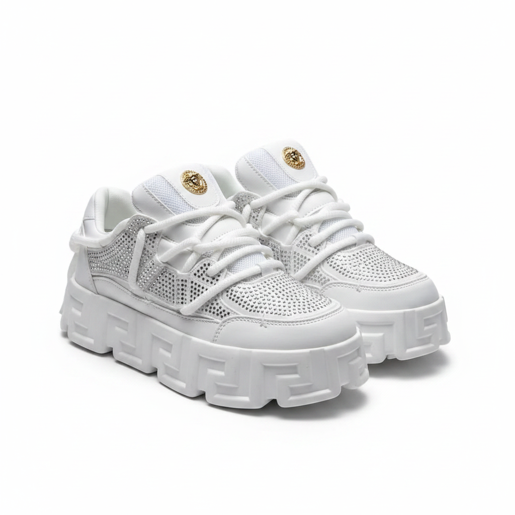 Crystal Sneaker White - Studio Shot 2