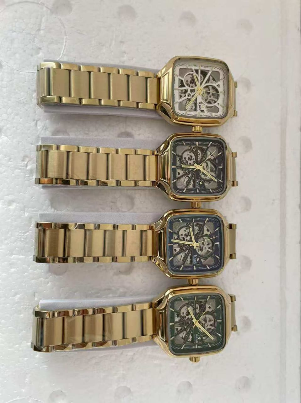Rado True Square - Gold Watches x4 Collection