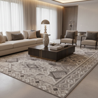 Luxury Moroccan Rug in modern living room