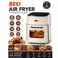 REKI Air Fryer 15L kwenye background nyeupe