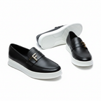 Loafers Black White BG