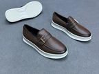 Leather Loafers Brown