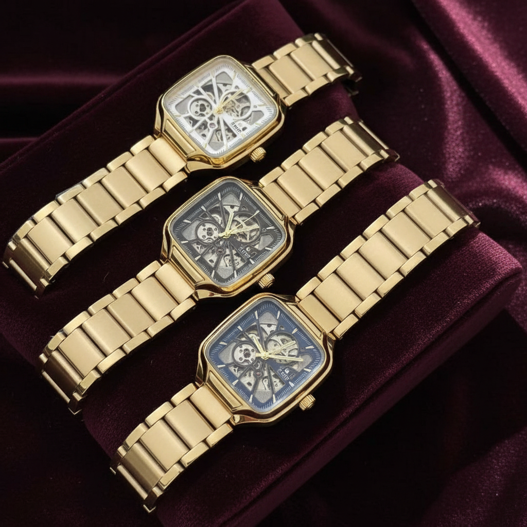 Rado True Square - Gold on Luxury Box