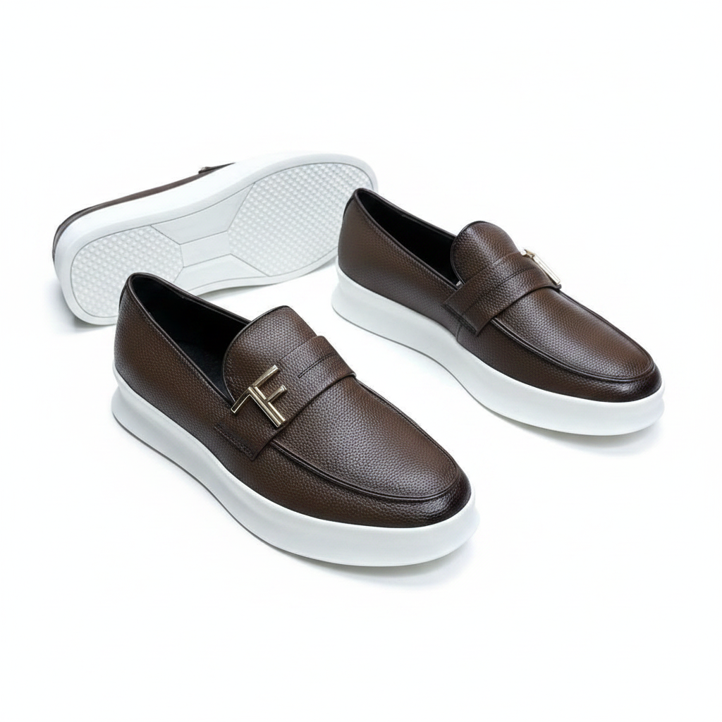 Loafers Brown White BG