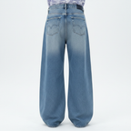 Baggy Jeans - Back View Wide Leg