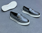 Leather Loafers Black
