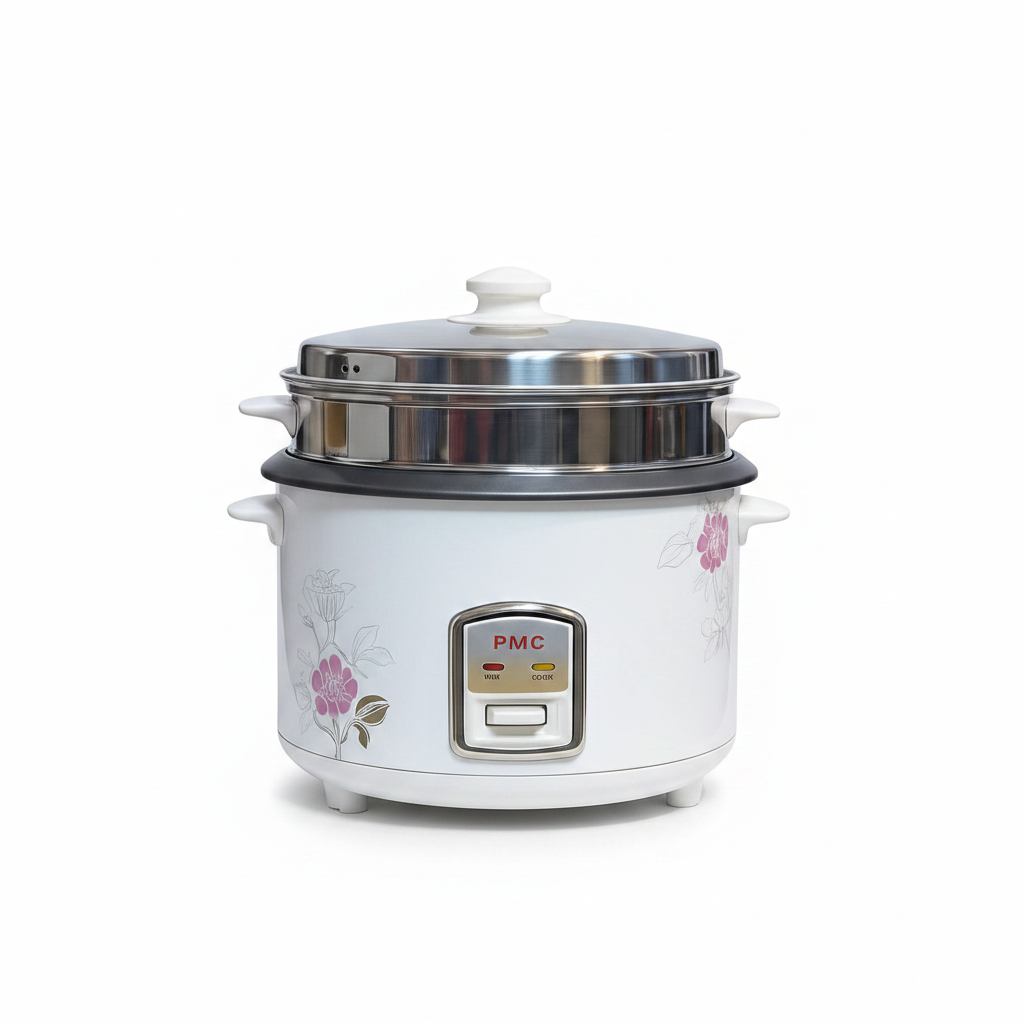 PMC Rice Cooker 2.8L kwenye background nyeupe
