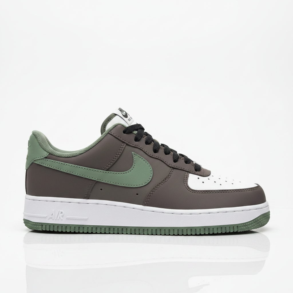 AF1 Grey Green Studio Shot
