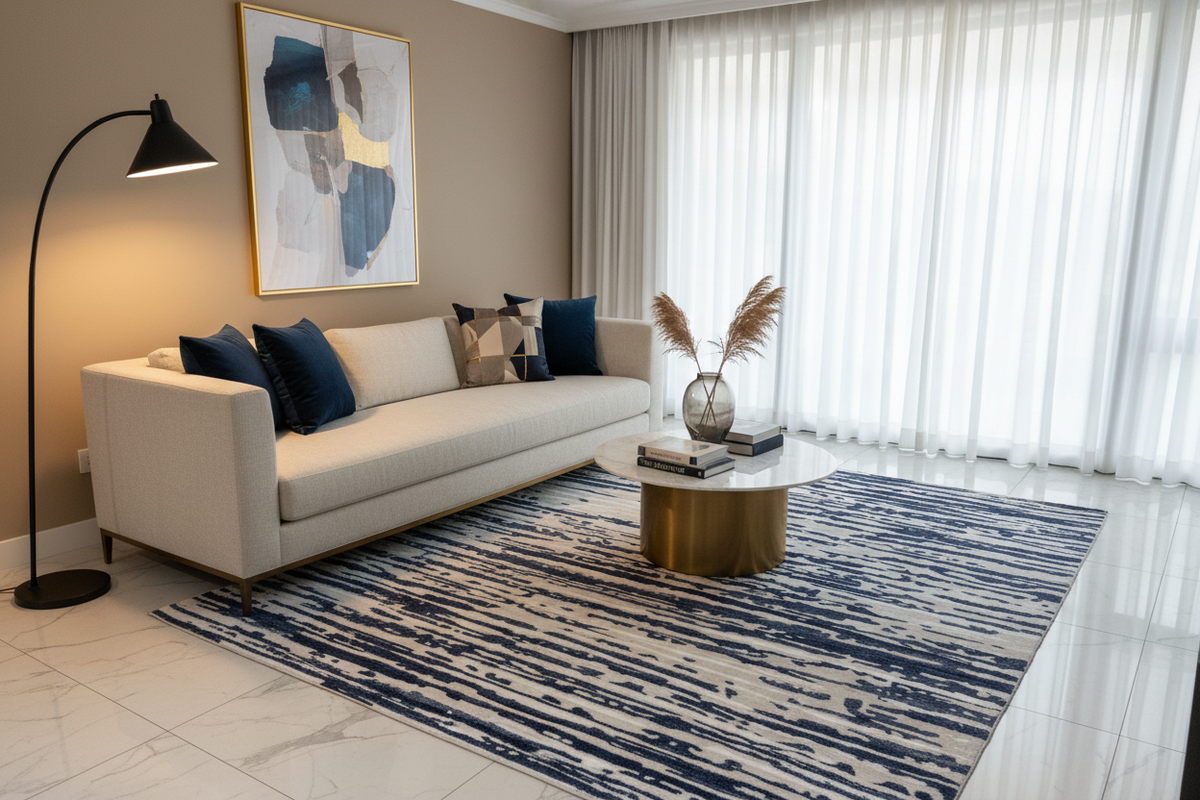 Zulia Navy - Living Room Lifestyle