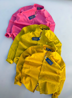 Polo Ralph Lauren Linen Shirts - Pink and Mustard Yellow