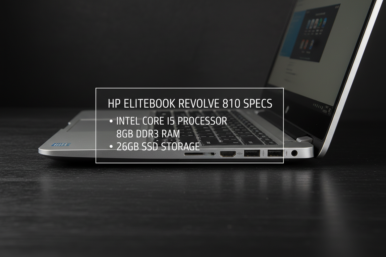 HP EliteBook Ports and Specs