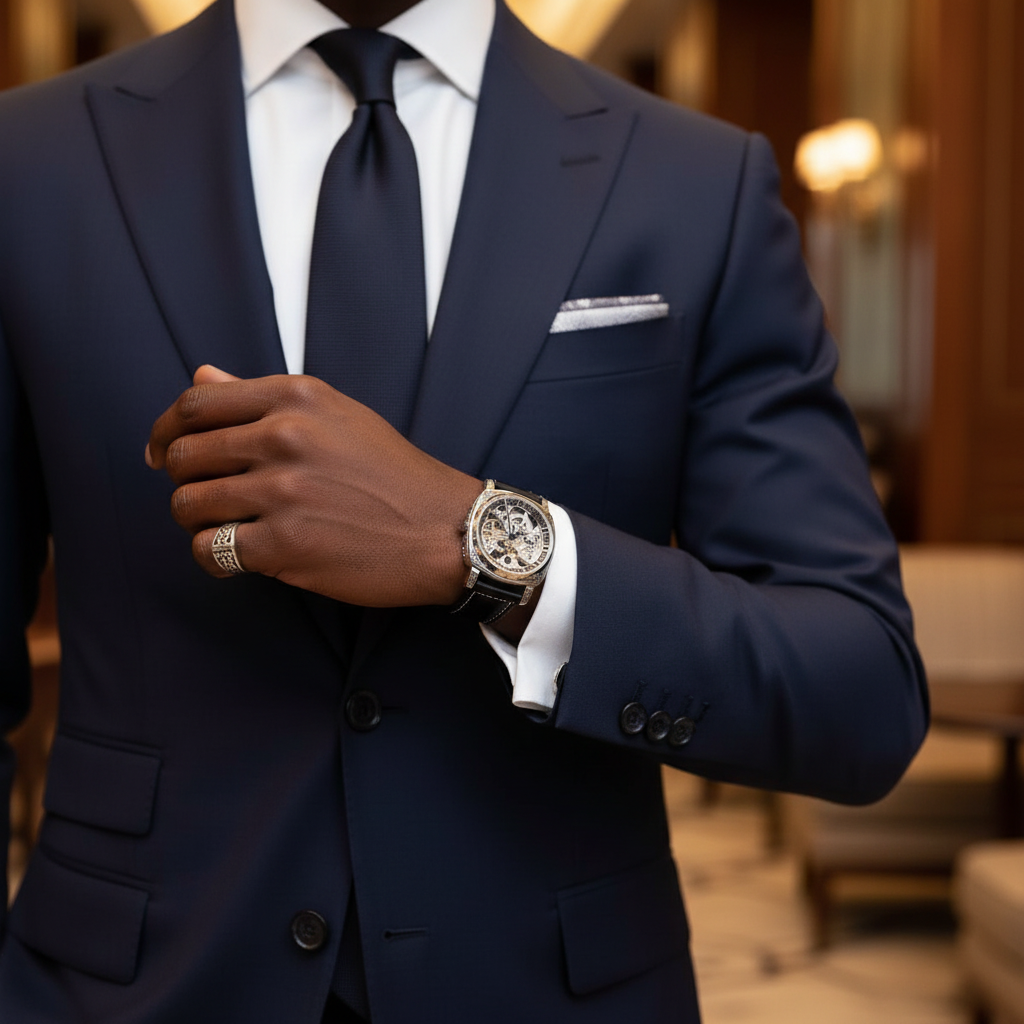 Skeleton Watch - Model Amevaa Dark Suit