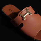 H-Buckle Gold Detail Close-up