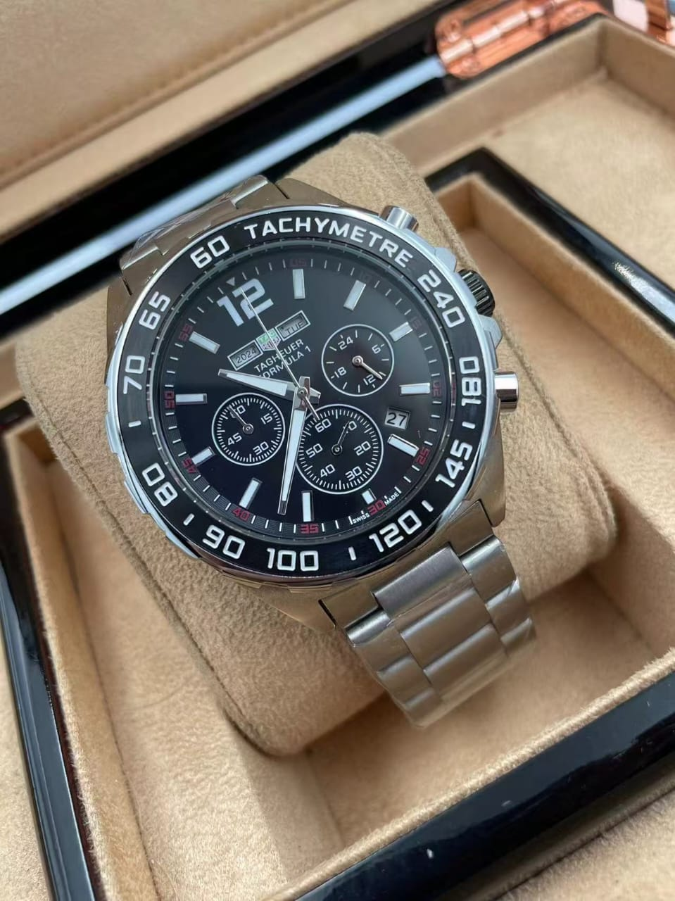 Formula 1 Watch - Silver Black