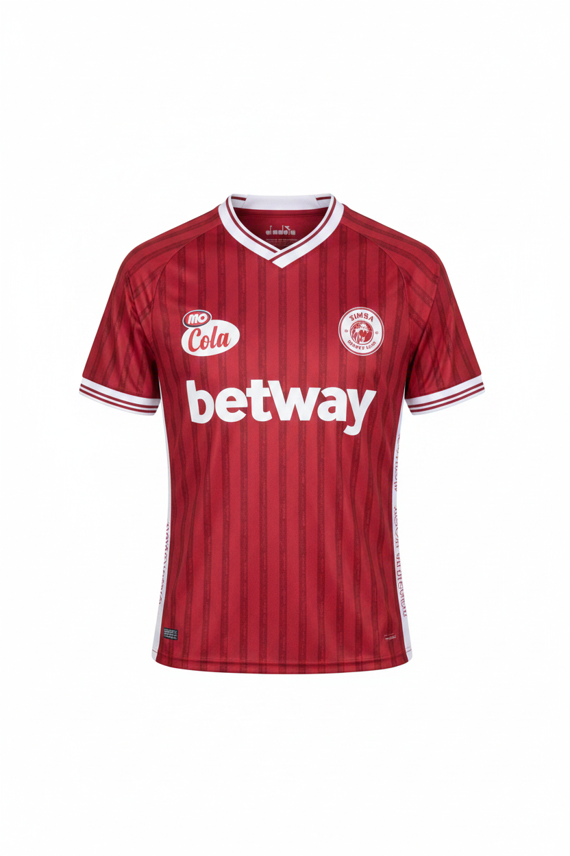 Jersey Simba Nyekundu Mistari - Product Shot
