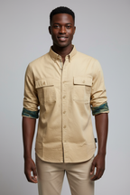 Model Wearing GANT Utility Shirt